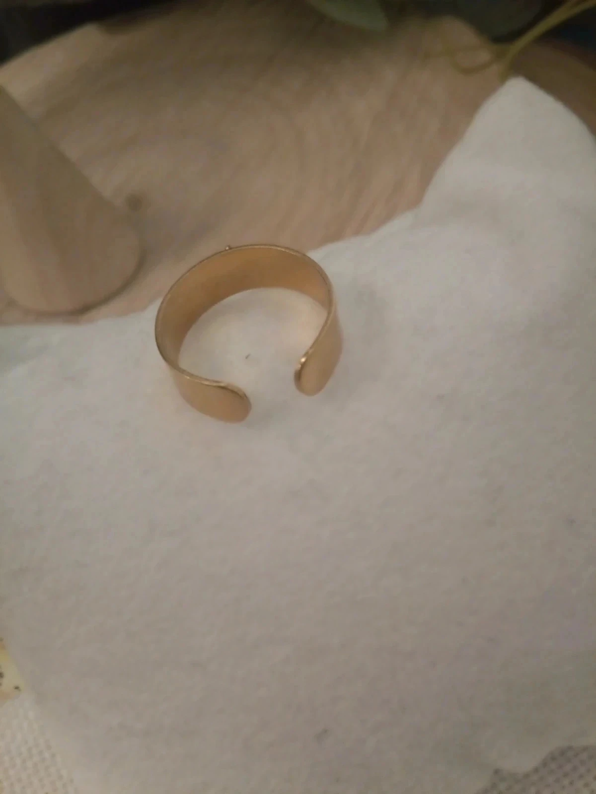 Anillo bohemio de acero inoxidable y ormeau natural – photo 3